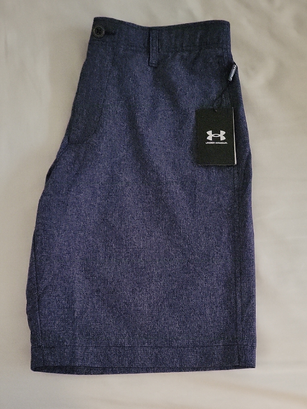 NWT Under Armour Golf Vented Shorts - Blue Marl (Size 32)